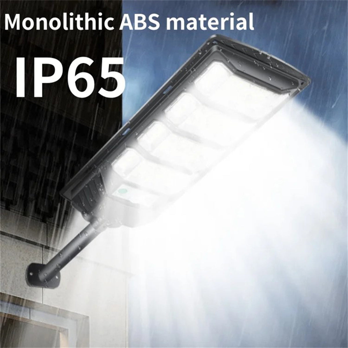 800W Solar Street Lights Outdoor Waterproof, Super Bright 10000LM Commercial Parking Lot Lights Street Lamp, LED Flood Lights Motion Sensor for Outdoor Garden Yard Patio