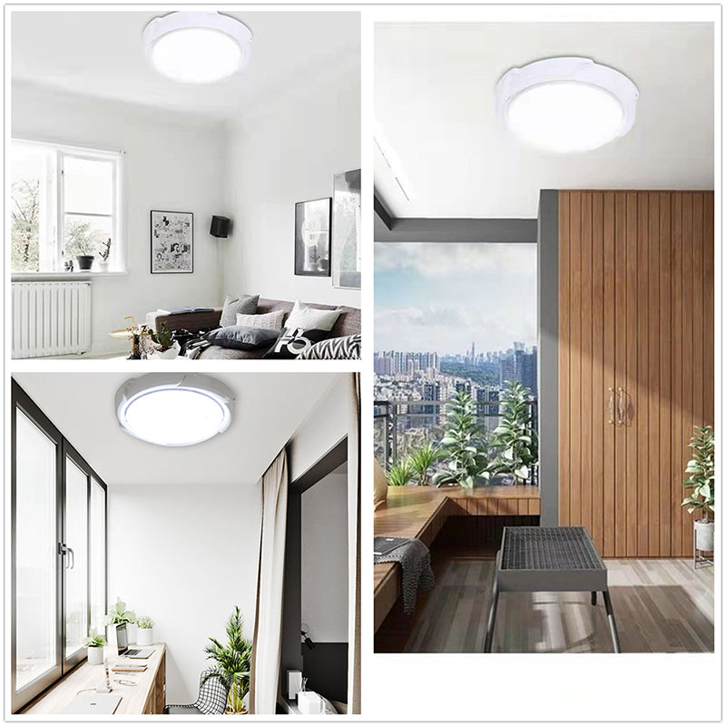 Solar Ceiling Light, 5000LM Solar Lights Indoor Outdoor, Brighter Solar Shed Lights with Remote Control, Cool White Solar Pendant Light for Barn, Porch, Patio, Gazebo