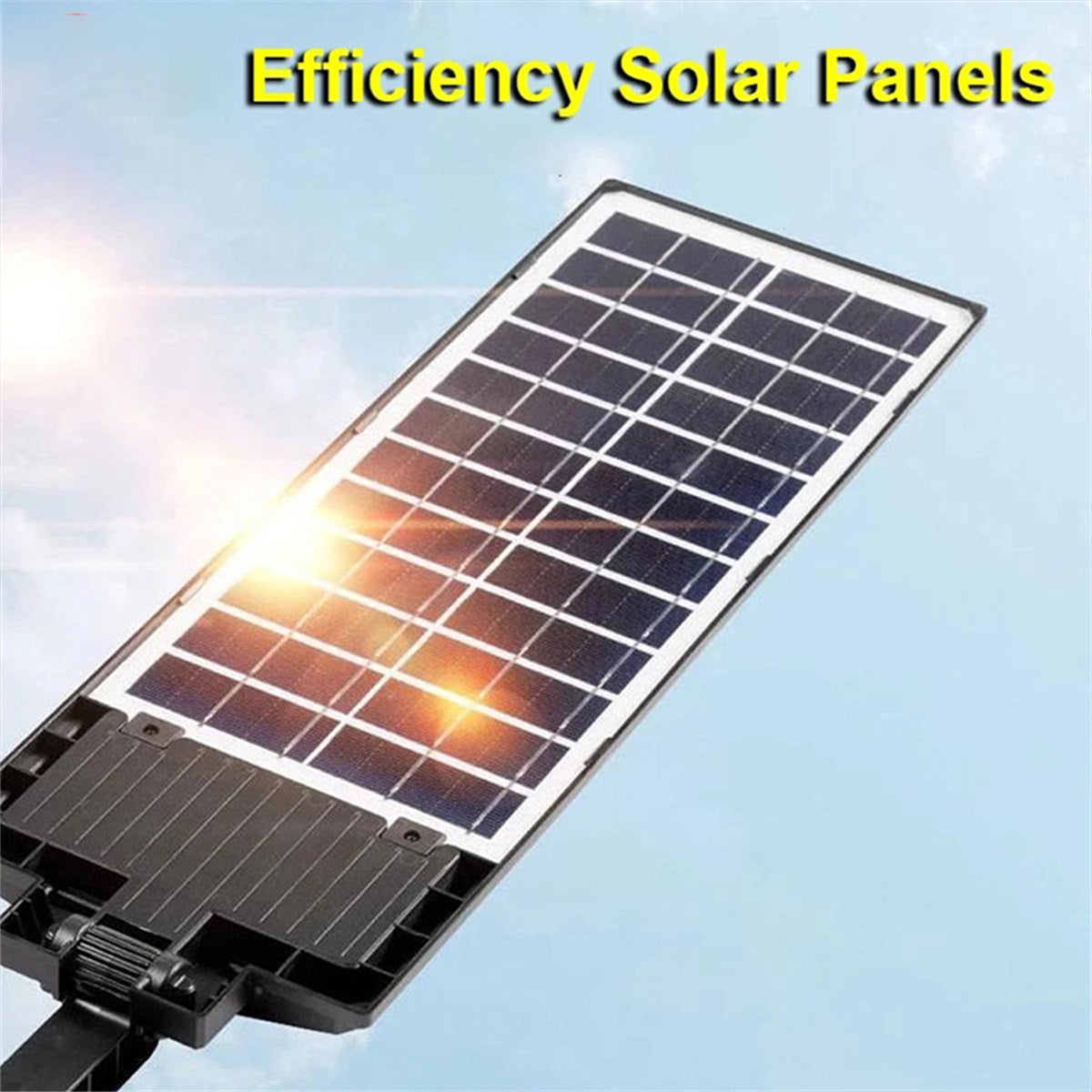 Super Bright Solar Street Lights, 5500LM 6500K Ultra Bright Dusk to Dawn Motion Sensor Solar Lights with Remote Control, Security Wall Light Parking Lot Road Lamp for Garden Yard Patio