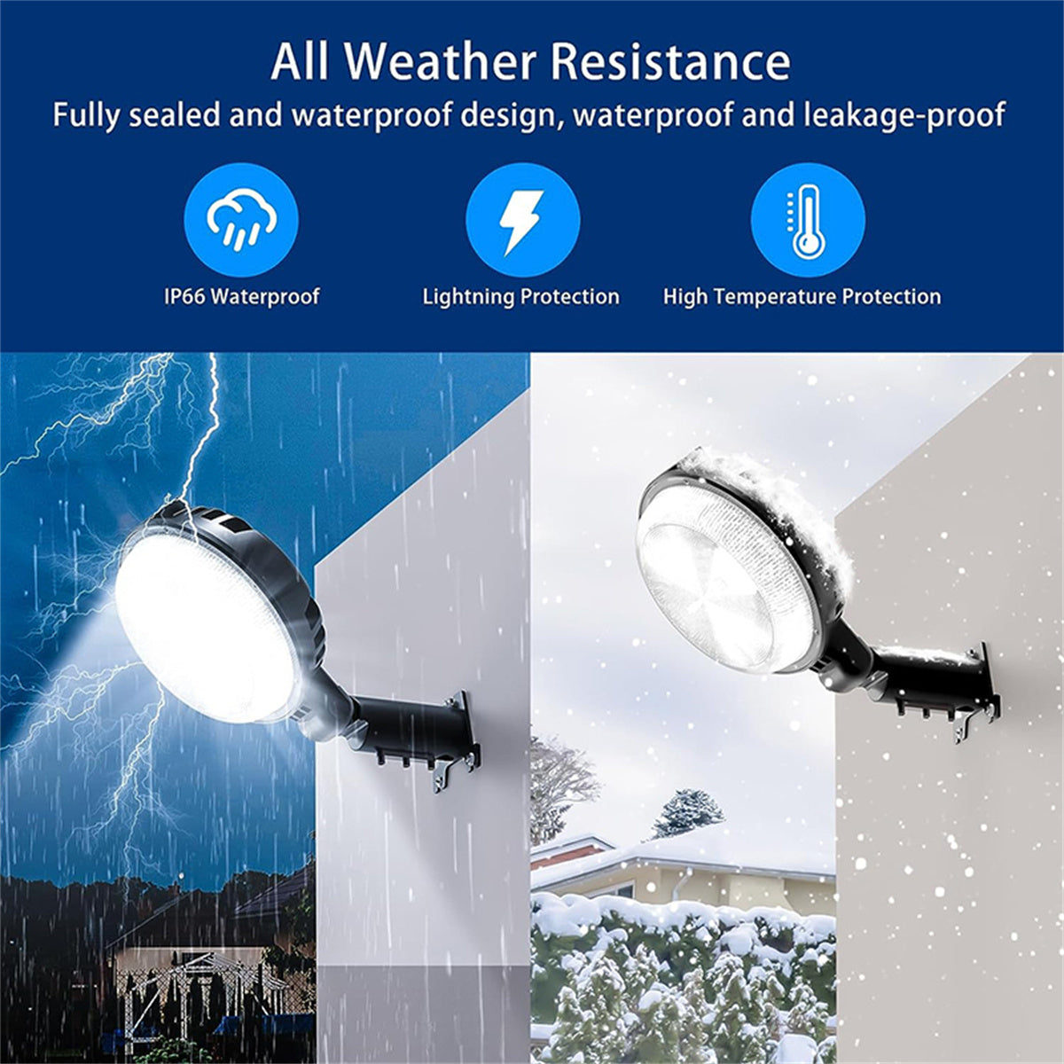 LED Barn Light, 150W 20000LM Dusk to Dawn Yard Area Lights, 6500K Outdoor Daylight Waterproof Security Light Flood Lights for Farmhouse/Garage