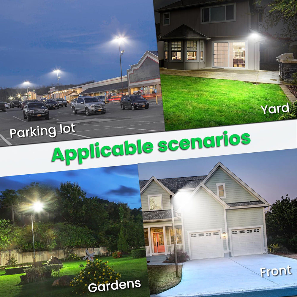 Super Bright Solar Street Lights, 90000LM Solar Parking Lot Lights Dusk to Dawn, Waterproof Solar Motion Sensor Lights, Solar Lights Outdoor for Garden Patio Yard