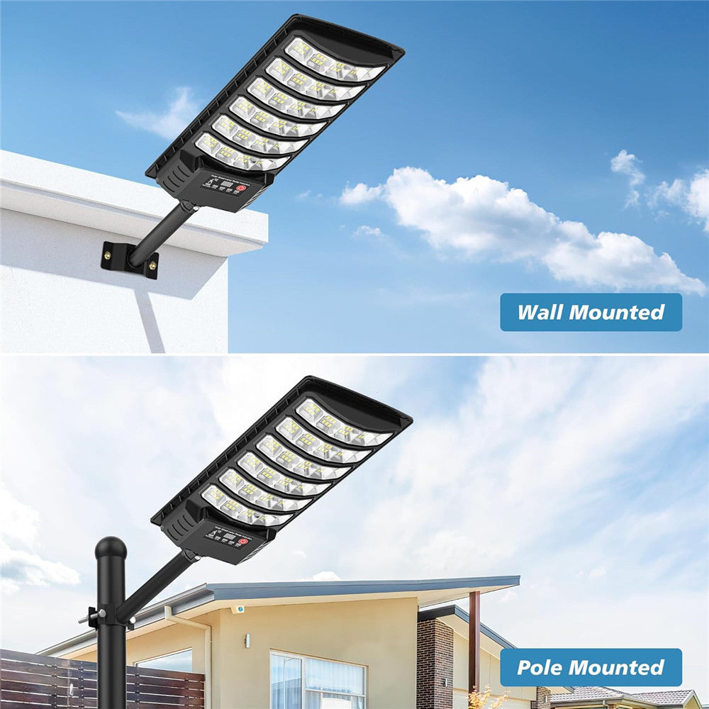 Super Bright Solar Street Lights, 90000LM Solar Parking Lot Lights Dusk to Dawn, Waterproof Solar Motion Sensor Lights, Solar Lights Outdoor for Garden Patio Yard