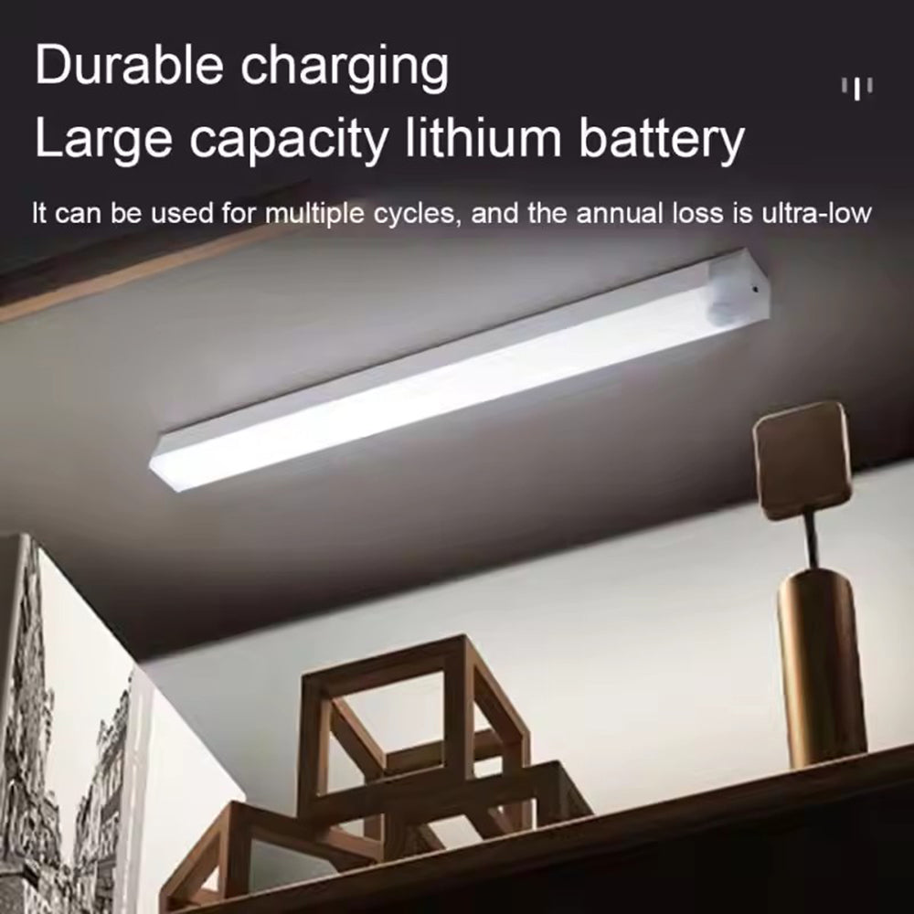 12'' LED Under Cabinet Lights, 2 Pack Rechargeable Motion Sensor Closet Lights with 3 Color, Wireless Closet Lighting with 3 Color for Wardrobe Kitchen Pantry Stairs