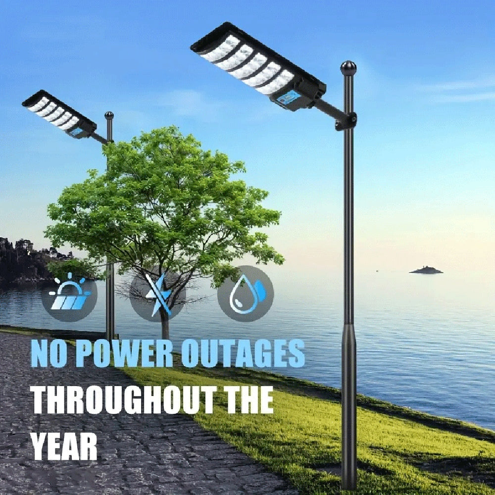 Solar Street Lights, 300W Solar Lights Outdoor Motion Sensor, Dusk to Dawn Solar Street Lights, Waterproof Solar Lights for Outside Garden Yard Patio