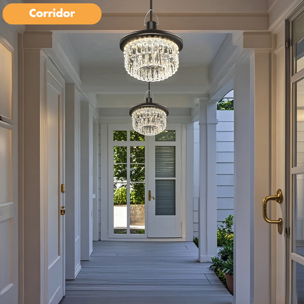 Solar Shed Lights Indoor Outdoor, 7500LM Solar Pendant Lights with Timing Function, Solar Ceiling Lights for Shed Gazebo Barn Garage Home