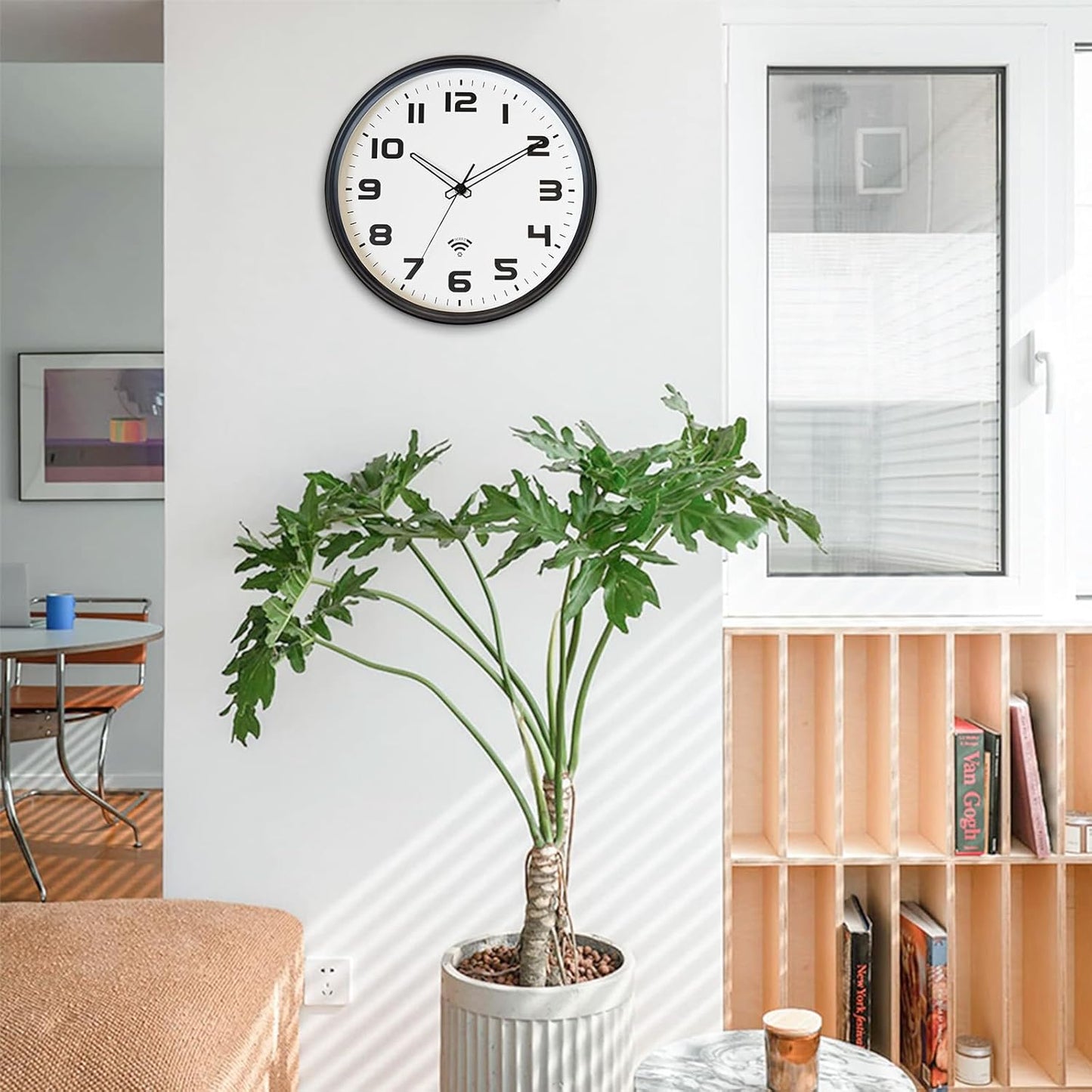 OCEST 12 Inch Smart WIFI Wall Clock Automatically DST Sync Time