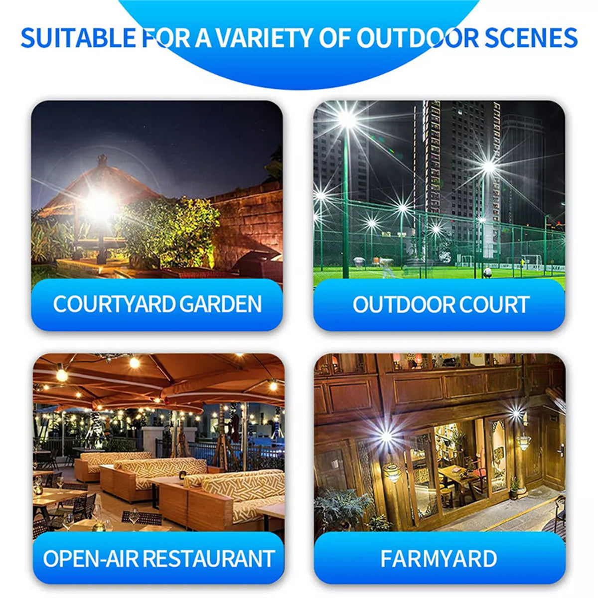 5500LM Solar Lights Outdoor, 688 LED Ultra Bright Solar Dusk to Dawn Light, Waterproof Outdoor Solar Powered Security Flood Light for Wall Porch Shed Barn